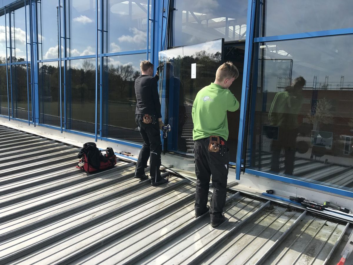 Echtes Glasprojekt